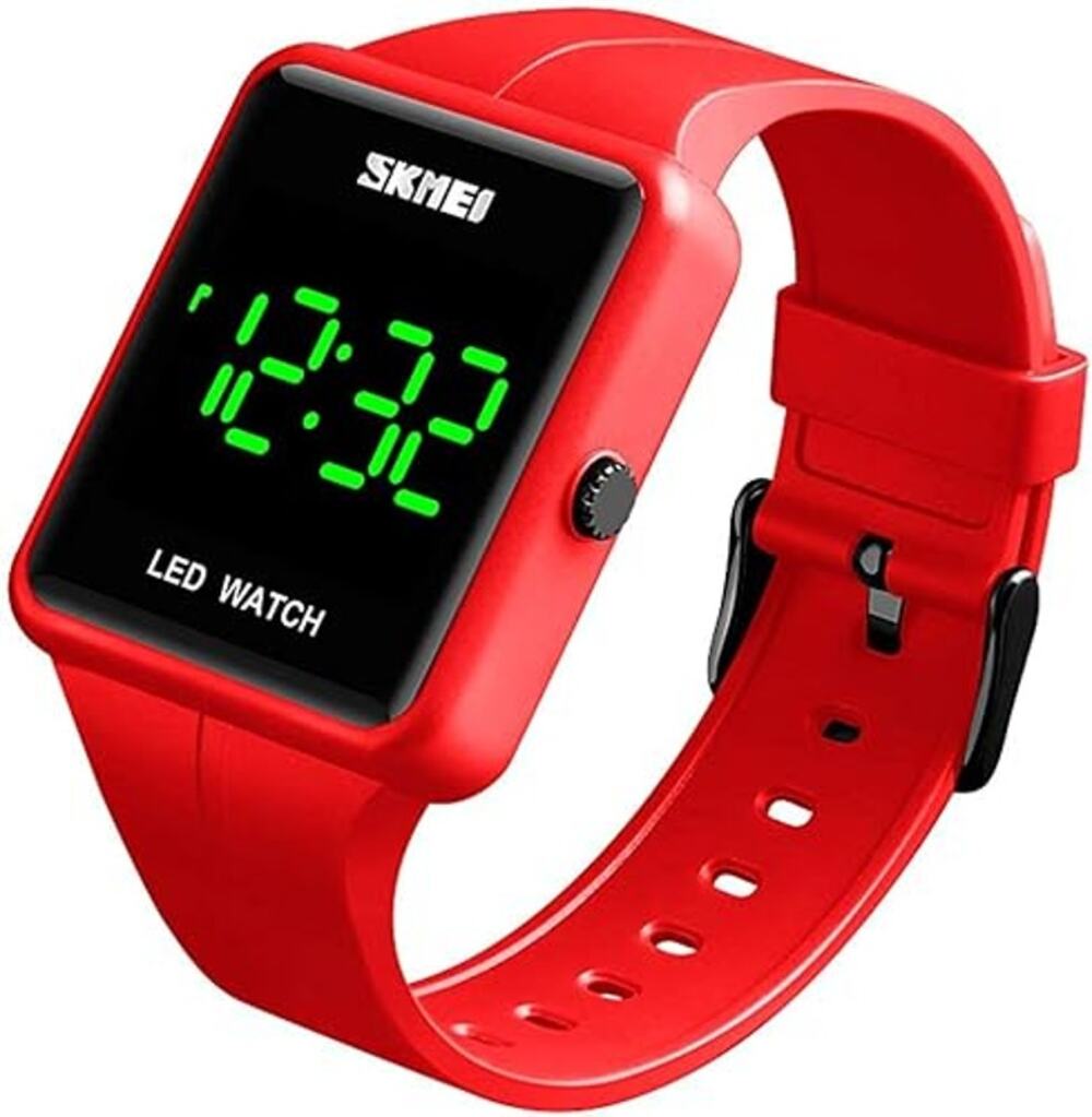 SKMEI 1541 LED Sports Watch - Red